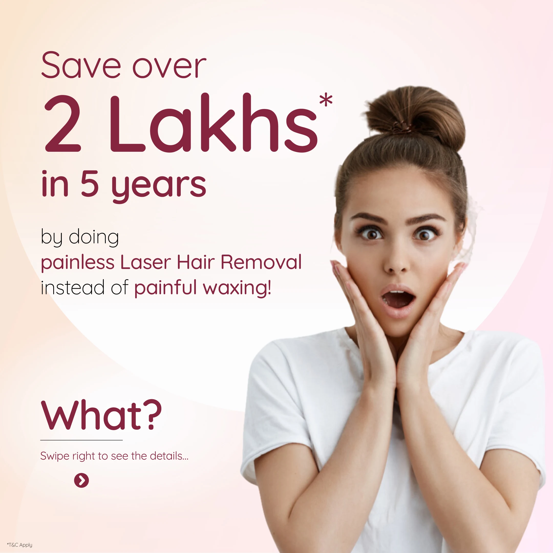 Painless Laser hair removal